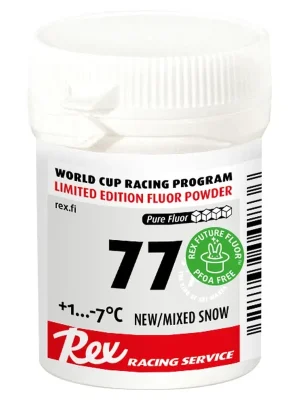 Speciální Cena REX 77 Future Fluor Powder, +1°C až -7°C, nový / smíšený sníh, 30g