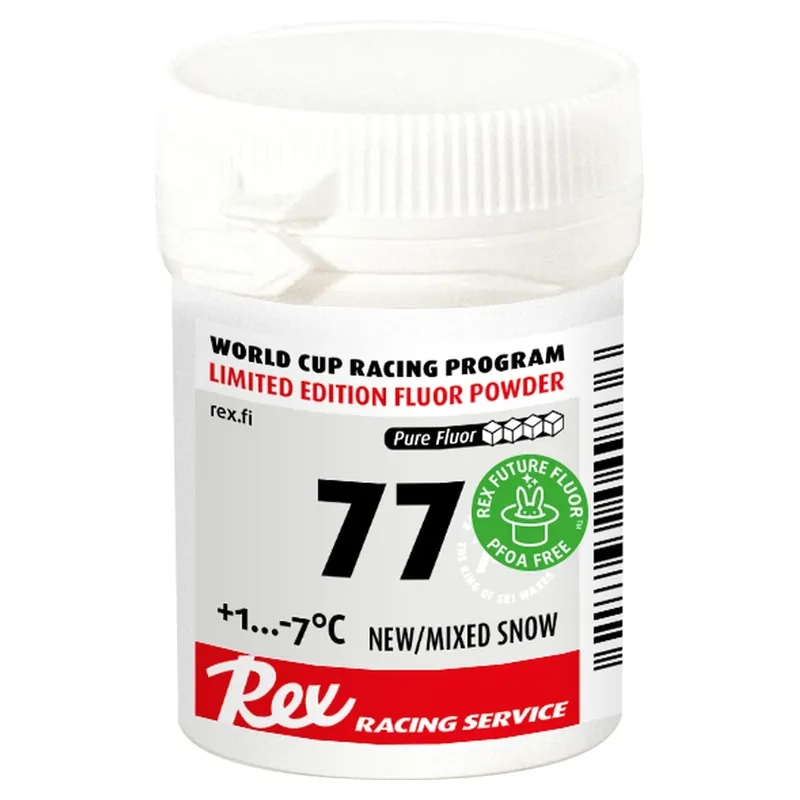 Speciální Cena REX 77 Future Fluor Powder, +1°C až -7°C, nový / smíšený sníh, 30g