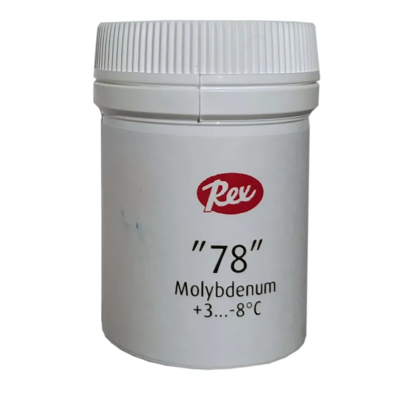 REX 78 Molybdenum Fluor Powder Special, +3°C až -8°C, starý/smíšený a špinavý sníh, 30g Vysoce Kvalitní
