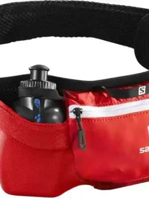 Značkový Salomon Energy belt bright red-ledvinka