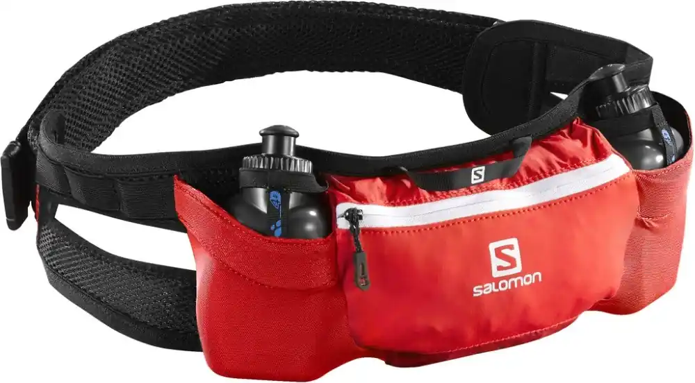Značkový Salomon Energy belt bright red-ledvinka