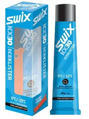Dokud Zásoby Vydrží SWIX KX30 Ice modrý klistr, 55g, 0°C až -12°C