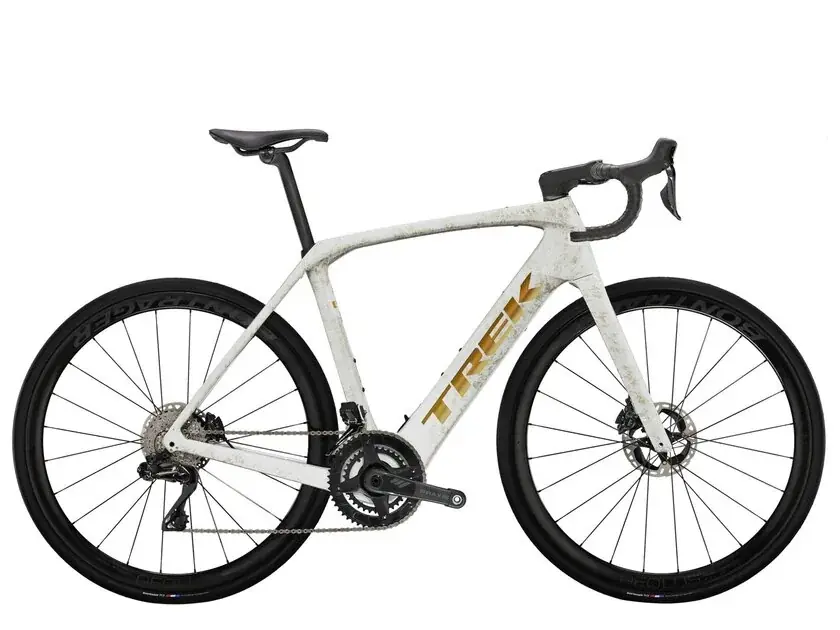 Značkový Trek Domane+ SLR 9 50 bílá/zlatá
