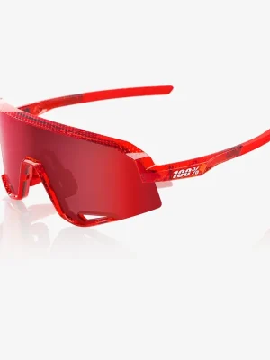 MTB brýle 100% SLENDALE Campari Translucent Red - HiPER Fire Red Mirror Lens Horká Nabídka