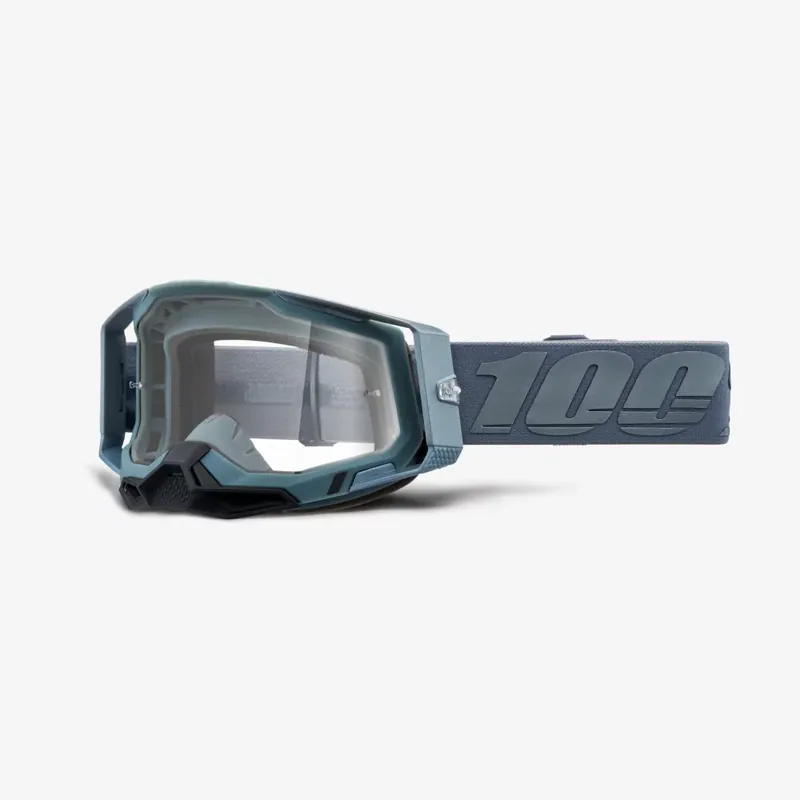 Bezpečná Platba Sjezdové brýle 100% RACECRAFT 2 Clear Lens - tmavě šedé