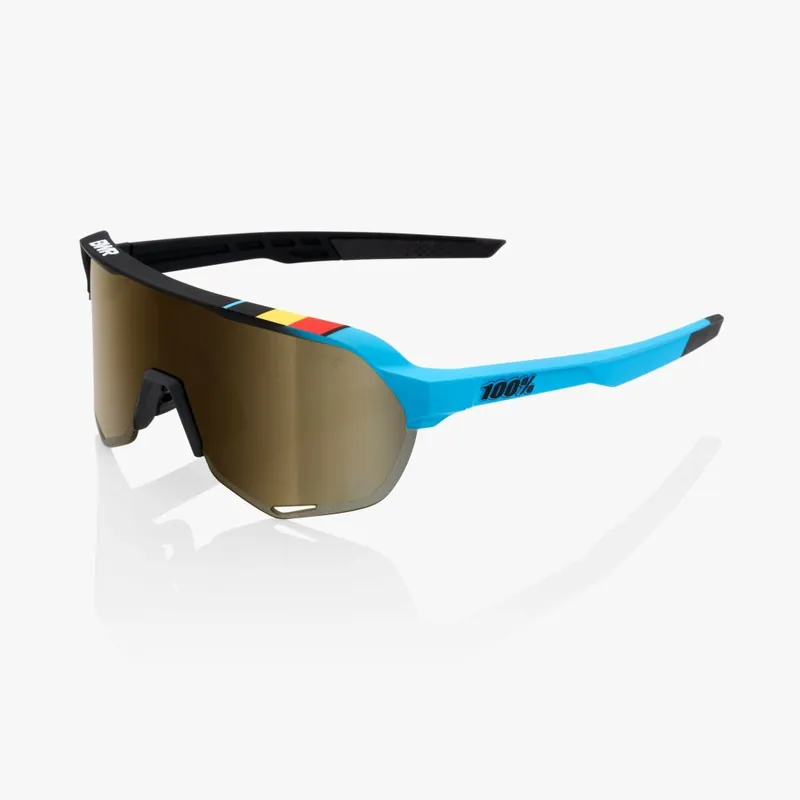 Dokud Zásoby Vydrží Brýle 100% S2 - BWR Black - Soft Gold Mirror Lens